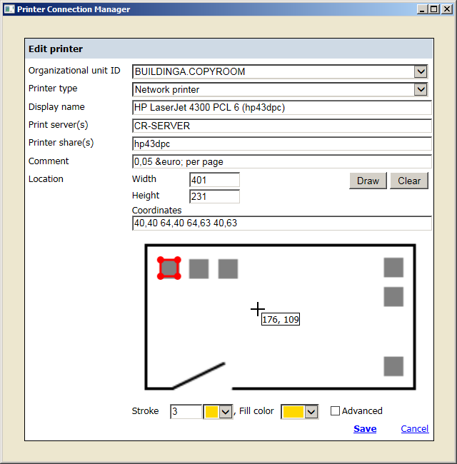 configuration screenshot